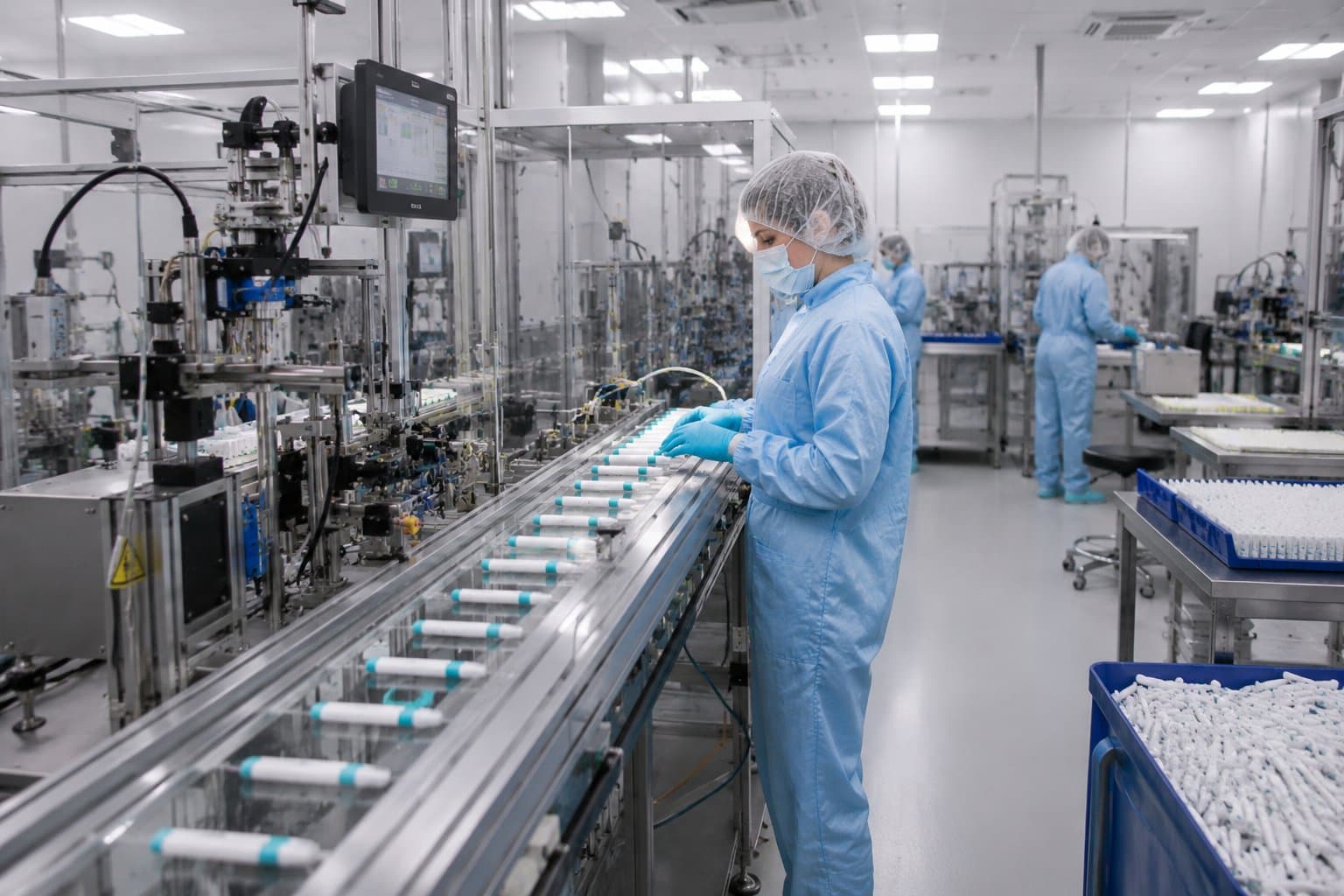Inside our GMP-certified production facility in Gloucester, UK